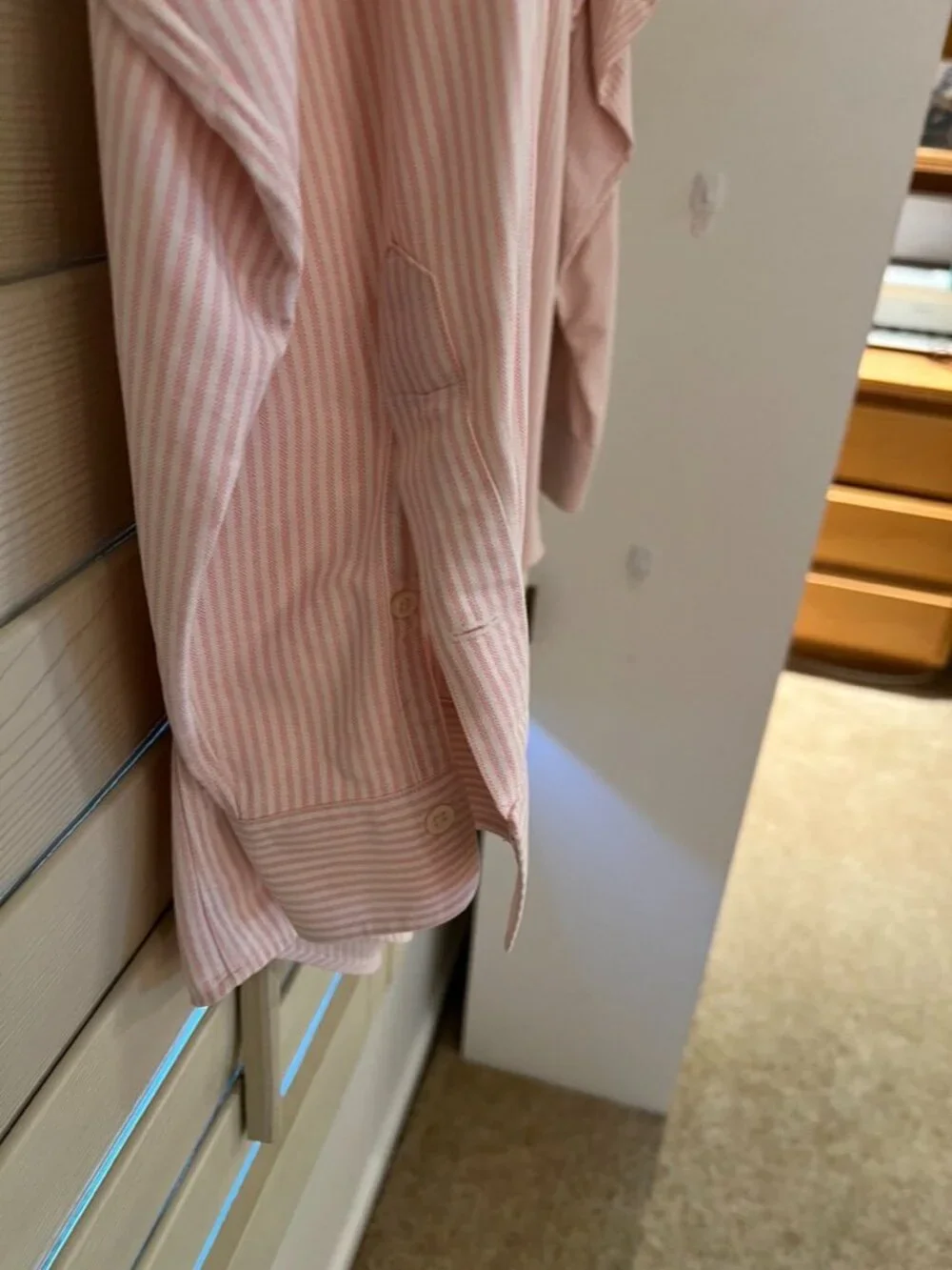Ralph Lauren Polo 100% Cotton Dress Shirt Men’s 15 1/2 33 PINK STRIPES
